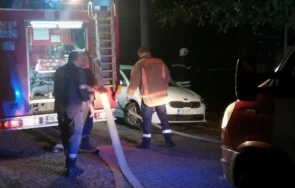 екшън полунощ голям пожар гърмежи разбуди пловдив видео снимки