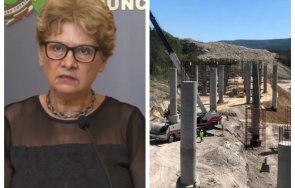 1400 извънредно пик служебната виолета комитова оправдава отмъкнатите пари магистрала хемус спряното строителство гледайте живо