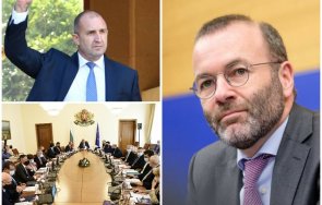 горещо пик манфред вебер сезира скандалите служебния кабинет румен радев брюксел заемат съмненията несправедлив изборен процес