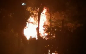 екшън полунощ голям пожар гърмежи разбуди пловдив видео снимки