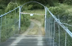 скъса носещо въже годишен мост река искър