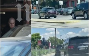 ексклузивно пик мутрите слави трифонов засичат софиянци пътя мачкат кортеж мощни джипове видео снимки