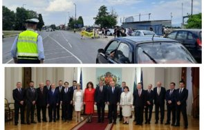 протест радев граждани блокираха изходите пазарджик заради замразяване проект служебния кабинет