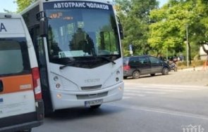 автобус помете пешеходец враца