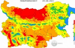 аларма екстремален индекс пожароопасност области страната август