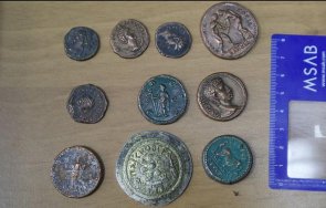 пернишки ченгета удар иманярската мафия откриха стотици старинни монети предмети