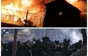 събират помощи пострадалите пожара кръстава