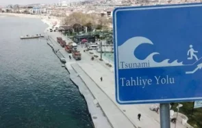 табели показват пътя евакуация цунами истанбул