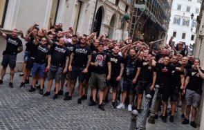 Фенове на ЦСКа в Рим