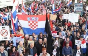 хиляди протесираха загреб мерките заради коронавируса