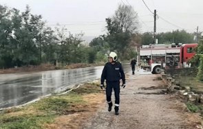 камион вряза ограда двор село гложене