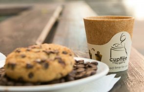 иновативно българска фабрика произвежда ядливи чаши кафе