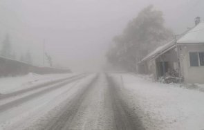Първи сняг на Петрохан Билото е обгърнато в мъгла духа
