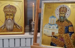 столичния храм света неделя чакат икона лика крал стефан милутин