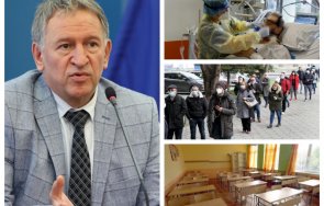 Служебният здравен министър на Румен Радев Стойчо Кацаров излиза