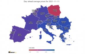 Средната цена на тока за четвъртък на европейските енергийни борси