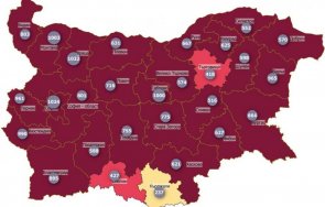 Все повече области у нас вече не са в тъмночервената
