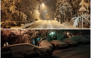 софия побеля ноемврийски сняг затрупа столицата снимки