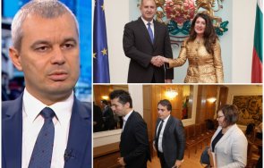 костадин костадинов коалицията продукт външен натиск управление назначено американския посланик