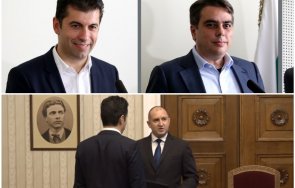 Съпредседателите на Продължаваме промяната Кирил Петков и Асен Василев направиха