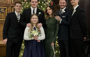 коледна снимка дейвид бекъм развесели феновете