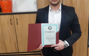 Главният прокурор на Република България награди младши прокурор Христо Марков