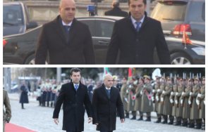 Премиерите на България Кирил Петков и на Северна Македония Димитър