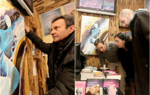 Световноизвестният български художник Божидар Димитров подари изящно живописно платно за