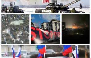 става страшно украинците теглят масово парите банките вият опашки банкоматите тревога киев бомбоубежищата пълнят живо донецк