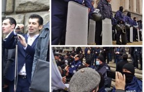 хиляди полицаи вардят киро протеста тежка артилерия ченгета робокопи изпълни центъра софия