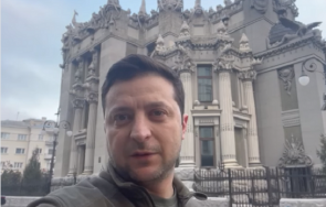 украинският президент ново видео сутрин съм избягал съм