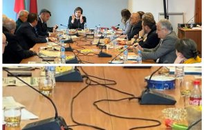 гореща среща нинова депутати министри бсп пият уиски пушат цигари хапват сладки