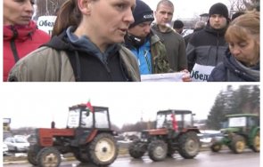 протест земеделците затвории главния път самоков