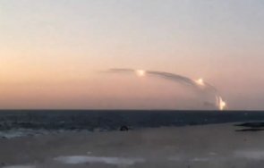 войната руският флот направи залпов пуск ракети калибър видео