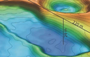 сензационна находка арктика откриха кратери размерите небостъргач