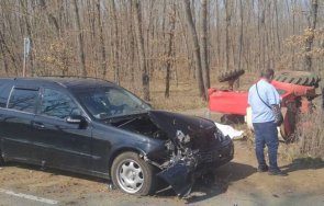 тракторист загина удар мерцедес