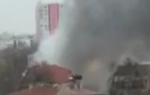 последните минути камион газови бутилки заби стълб пловдив стелят кълба дим