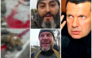 телевизионният журналист владимир соловьов публикува чудовищно видео украински бойци убиват камера руски войник цялата улица осеяна трупове кръв