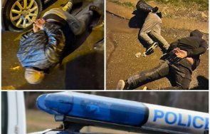 акция арестуваха паяка трима негови авери гонка полицията софия снимки