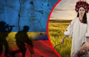 стил ислямска държава украинка преряза гърлото мъж антируски клип видео