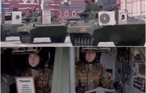 Танкове и хеликоптери натоварени с перални хладилници и други уреди
