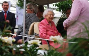 елизабет публична изява годишната кралица появи бъги цветно изложение