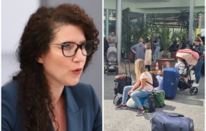 мрежата завря изказването вицепремиерката константинова украинските бежанци управляващите вземат влака етрополе