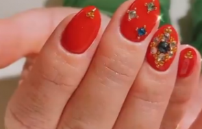 шарени идеи къс летен маникюр снимки