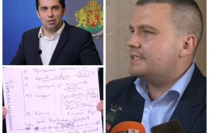 станислав балабанов гръмки разкрития показа хвърчащ лист таен план кирил петков падне ветото северна македония снимка
