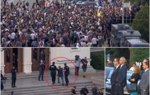 екшън парламента тълпата киро скочи бие тошко итн освиркаха костадин възраждане