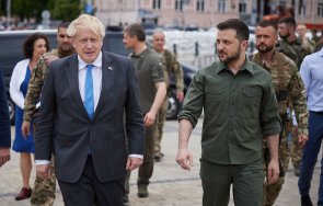 борис джонсън втори път киев срещна зеленски снимки