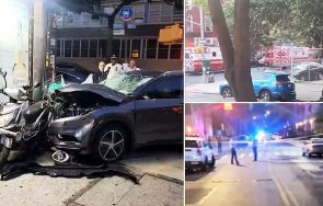 кървав инцидент кола вряза пешеходци бруклин един убит четирима ранени