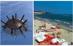 прихванаха морска мина черно море камчия