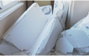 разруха срути таван блок пловдив чудо пострадали